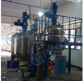 双搅拌真空乳化釜,不锈钢双搅拌反应釜